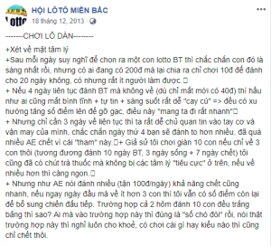 Đánh lô dàn kiếm tiền "trà thuốc" rất dễ